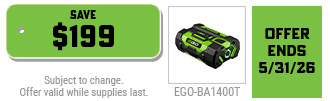 Image of the free good product EGO-BA1400T